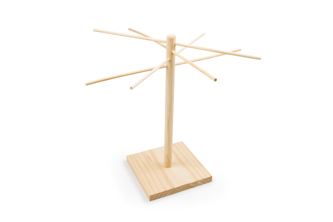 Wooden Pasta Drying Rack: Traditional Kitchen Tool for Homemade Pasta